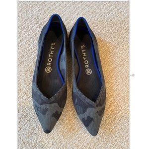 Rothy's Flat - Color Black/Grey - Size 8 1/2